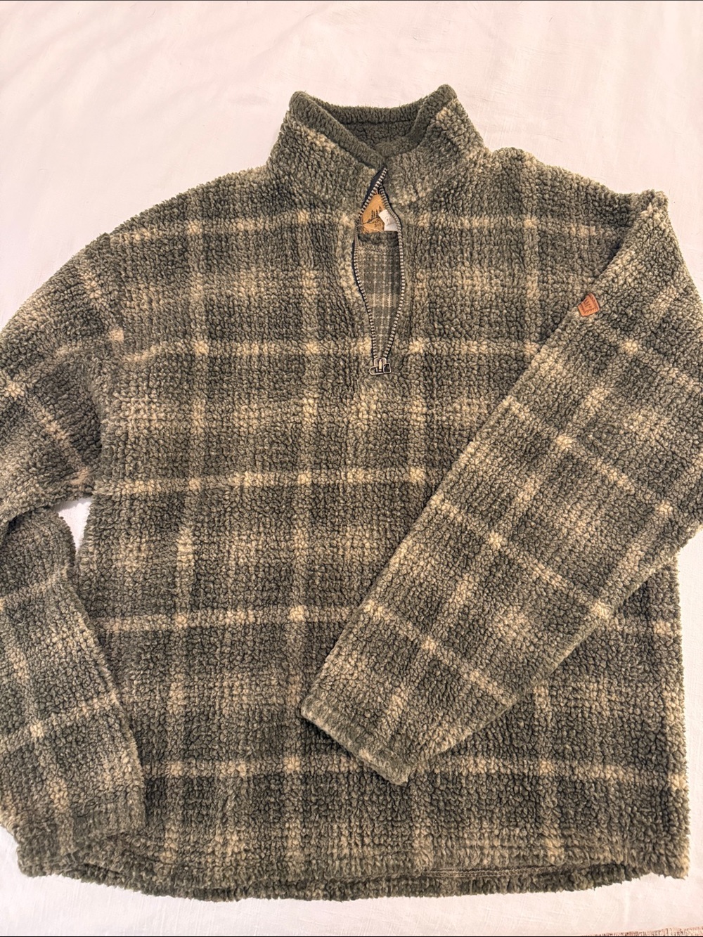 field & stream sherpa quarter zip